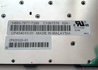 Klávesnice Fujitsu SIEMENS Lifebook,CP454010-01, černá, CZ - 3