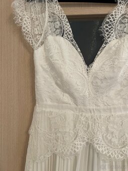 Luxusní svatební šaty – nikdy nepoužité, vel. M - 3