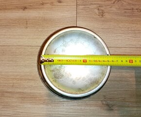 STAROŽITNÁ MISKA Z ALPAKY, průměr 16 cm - 3