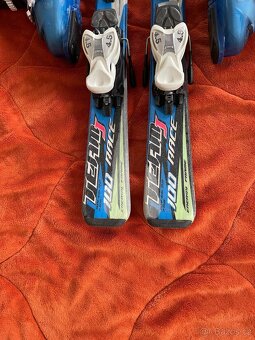 Dětské lyže Nordica 100 cm + lyžáky 30-31+helma - 3