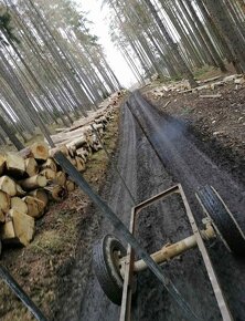 Kára na dřevo ( vozík na dřevo) 2ks VELKÁ, MALÁ - 3
