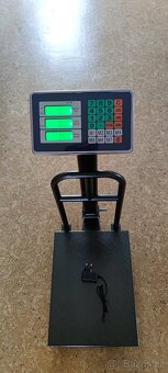 Můstková digitální váha s opěrkou do 150 kg nová - 3