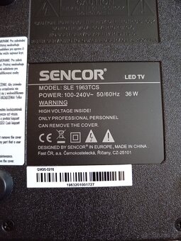 Televize Sencor - 3