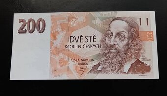 200kč Vzácná série A 72 stav aUNC - 3