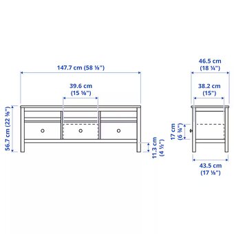 TV stolek Hemnes - Ikea - 3