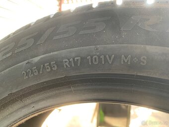 2 nové zimní pneu Pirelli 225/55R17 - 3