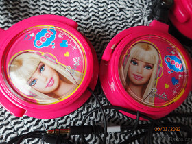 Prodám dvoje sluchátka Lexibook HP010 Barbie růžová - 3