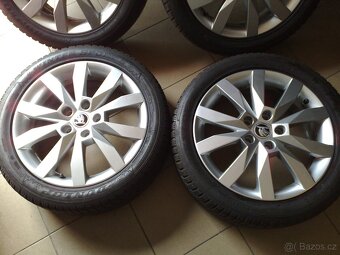 alu kola 5x112 r17 original škoda 205/50/17 - 3