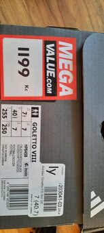 Kopačky ADIDAS Goletto vel. EU 41 (40 2/3), UK 7 - jako nové - 3