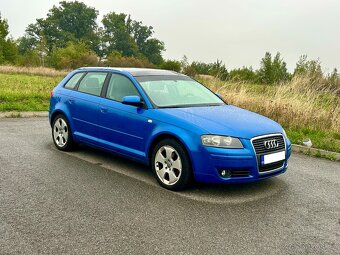 Audi A3 2.0 TDI 103kw 2007 2.majitel, Panorama, Modrá Sprint - 3
