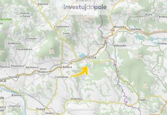 Prodej podílu 2/8 pole 8 485 m², Úštěk - Lhota - 3