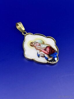 zlatý přívěsek 14 karátů,585/1000 - 3