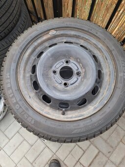 Plechové disky se zimním pneu R15 195/50 4x108 - 3