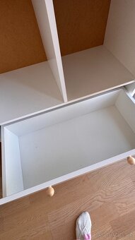 KOMODA JEDNODVEŘOVÁ BÍLÁ/BUK FJORD ELMO 08 - 3