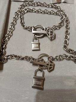 Sada řetízek a náramek zn. STORM chir. ocel - 3