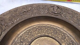 Bronzový talíř, plaketa - 3