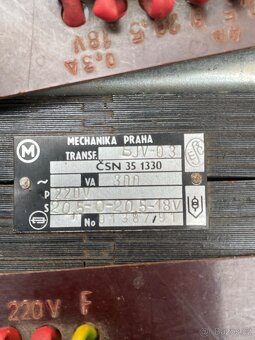 Transformátor 18V a 20,8V - 3