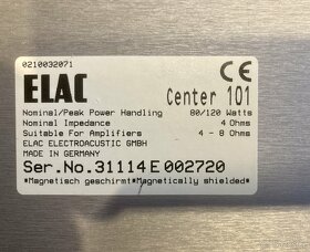 Elac center 101 centrální reproduktor hifi domácí kino - 3