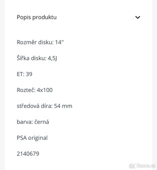 Disky citroen C1/peugeut 107 - 3