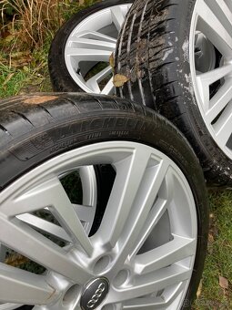 Originální alu sada Audi, R20, 5x112, Michelin pneu - 3