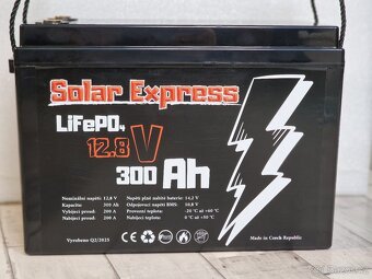 Prémiová LiFePO4 baterie 12,8 V / 300 Ah – česká výroba, top - 3