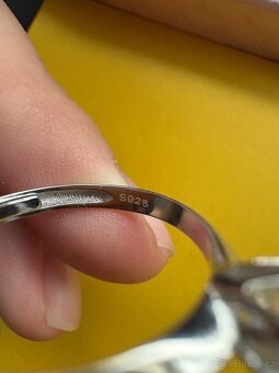 Moisant prsten 0,5 ct Silver 925 + GRA certifikát - 3