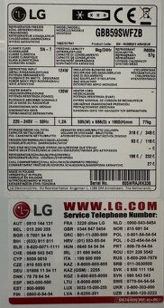 LG Lednice se samostat. mrazákem - 3