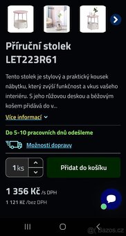 Nový konferenční - noční - odkládací stolek - 3