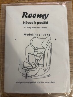 Autosedačka Reemy Fix 9-36 - 3