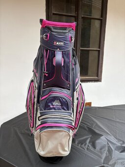 Golfový bag BIG MAX AQUA SPORT 3 CART BAG STEEL BLUE/FUCHSIA - 3