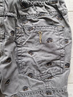 Autíčkové kalhoty s podšívkou, Next, vel.116 - 3