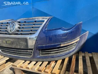 Přední nárazník vw passat b6 s otvory pro xenon - 3