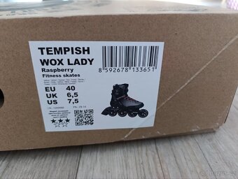 Tempish kolečkové brusle dámské wox lady malinové vel 40 - 3