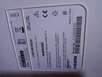 málo hranou nepoškozenou televizi 46 palců - 3