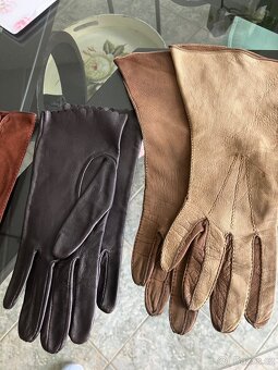 Staré dámské kožené rukavičky - 3