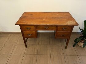 Starožitný dřevěný stůl - 3
