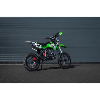 Pitbike Leramotors Jaguar 125ccm, kola 17/14, zelená - 3