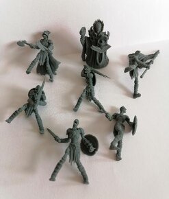 Fantasy figurky - 3D tisk - nemrtví - 3