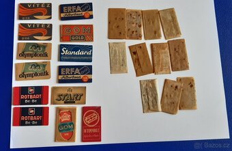 Staré žiletky, krabičky na čaj, geha, mýdlenka - 3