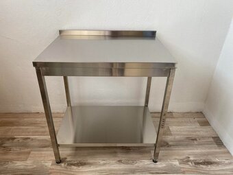 Přístěnný nerezový stů 1 police, různé míry - 3