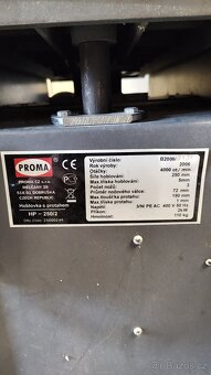 Srovnávací a tloušťkovací frézka - Proma HP 250/2 - 3
