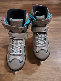 Dívčí lední stavitelné brusle vel. 35-38, jako nové - 3
