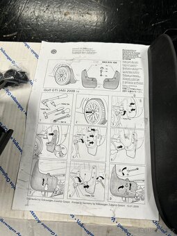 Volkswagen Golf 6 zadní zástěrky - 3