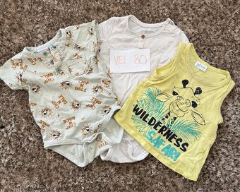 Trička pro chlapečka 33 KS, vel 74 - 86 - 3