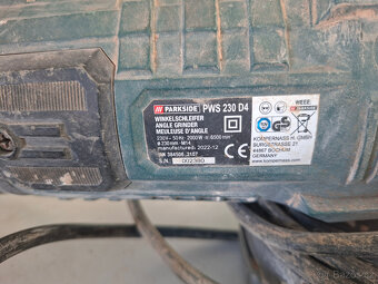 bruska 230mm Parkside - 3