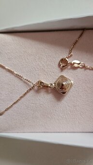 Řetízek stříbrný s přívěskem - 3