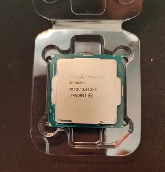 Herní CPU i5-8600K | TURBO 4,3GHz | Socket 1151 - 3