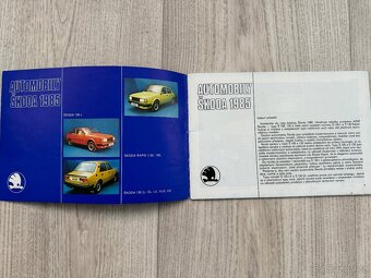 Škoda 120 1985 katalog a kniha Opravy a údržba - 3