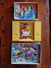 Set 3 ks puzzle + magnetická abeceda - 3