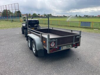 ✅Bržděný přívěs 2000 kg, 130x250 cm, nová STK ✅ - 3